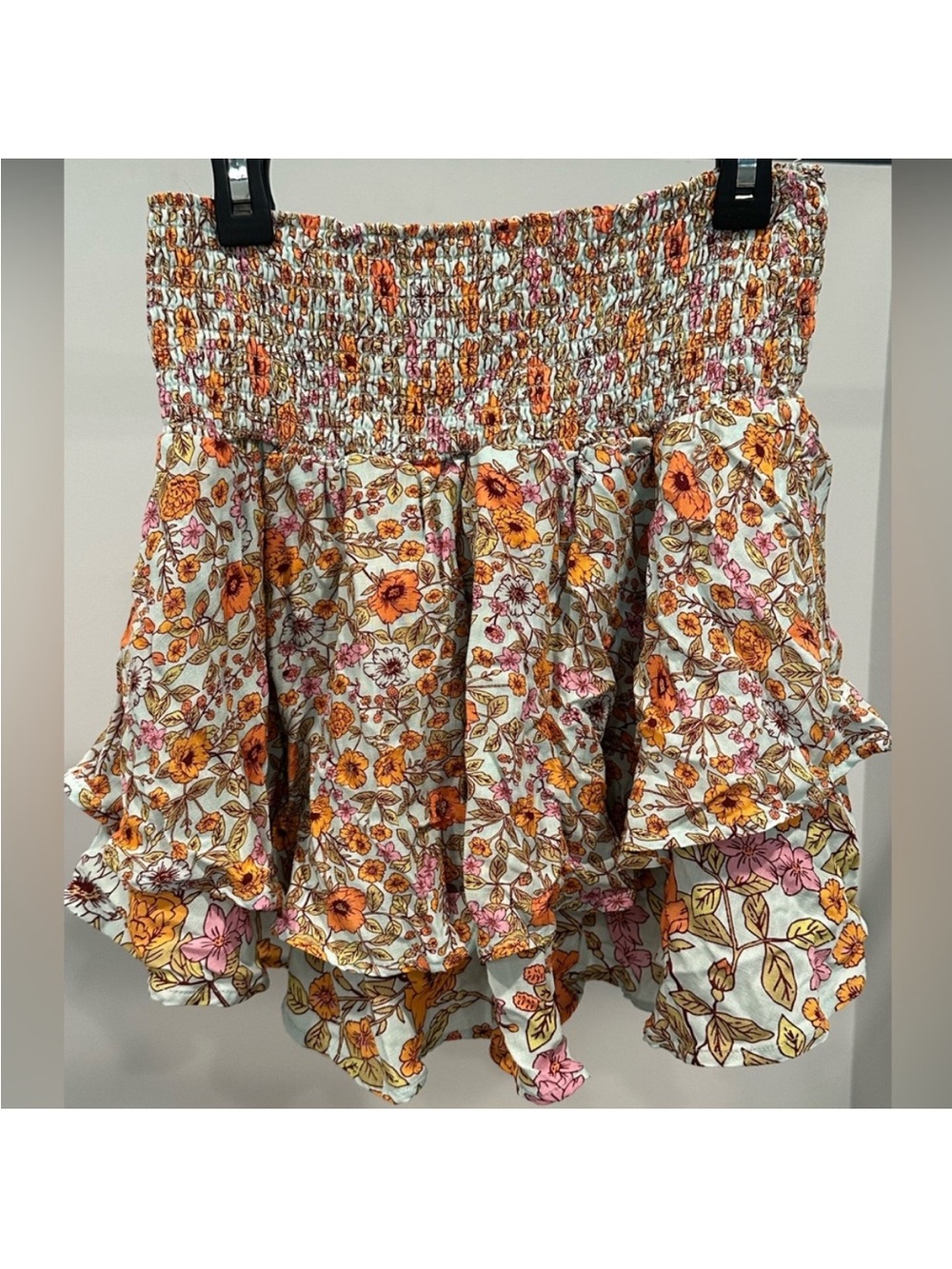 Floral Ruffle Mini skort - Picture 2 of 5